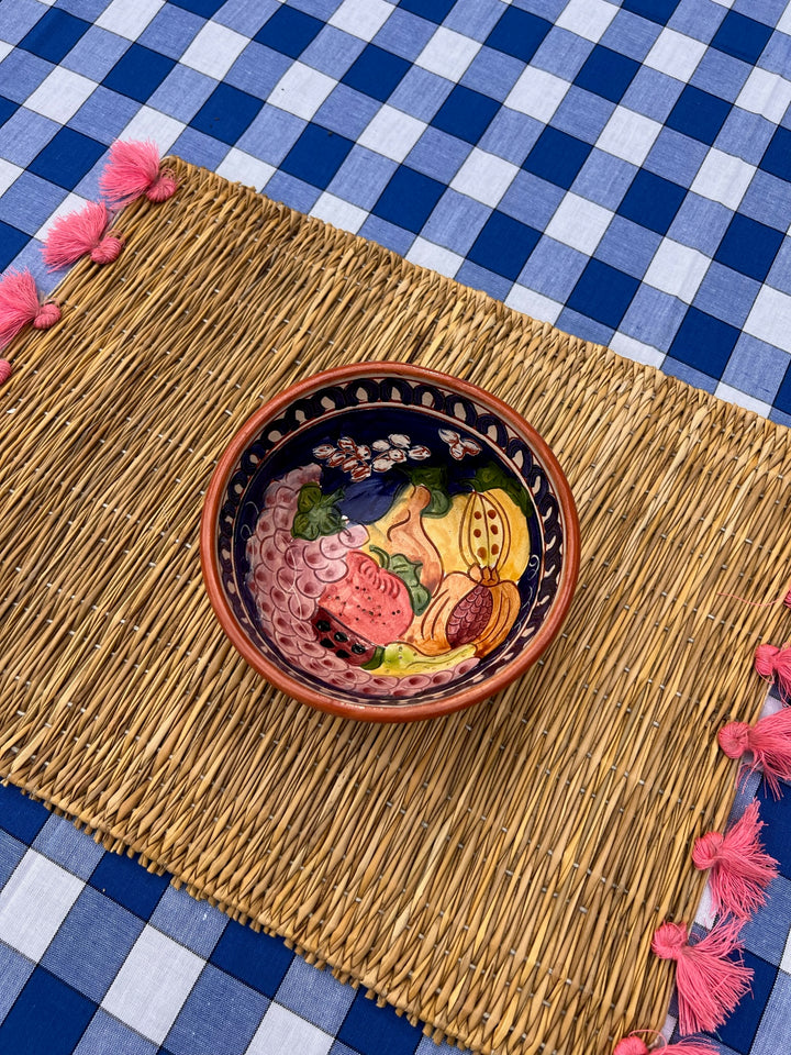 Mediterranean Terracotta Painted Bowl
