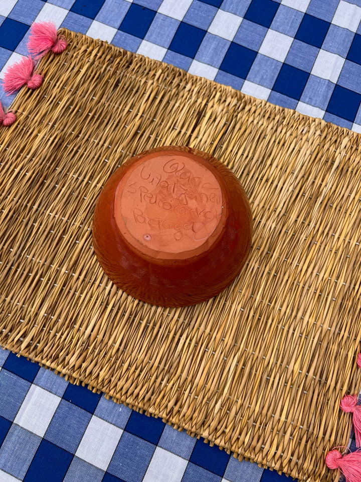 Mediterranean Terracotta Painted Bowl