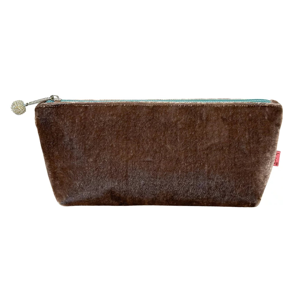 Velvet short cosmetic purse