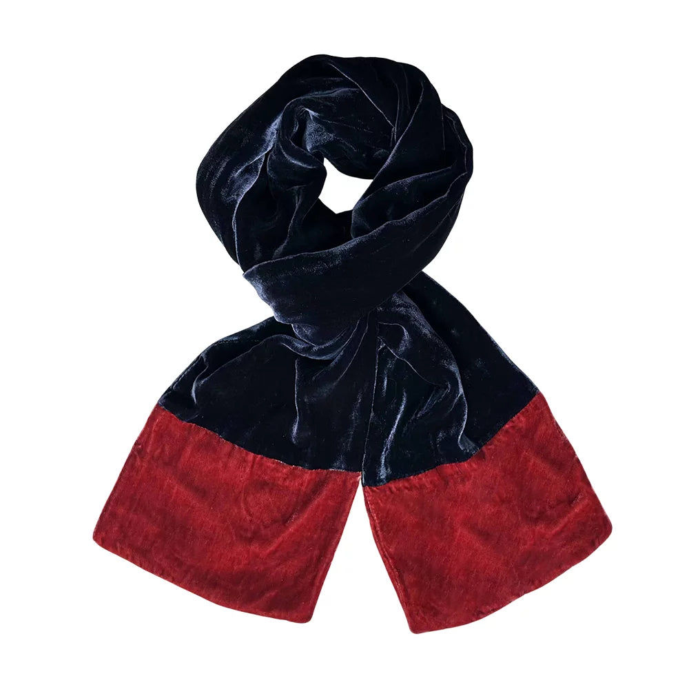 Velvet Two Tone Scarf