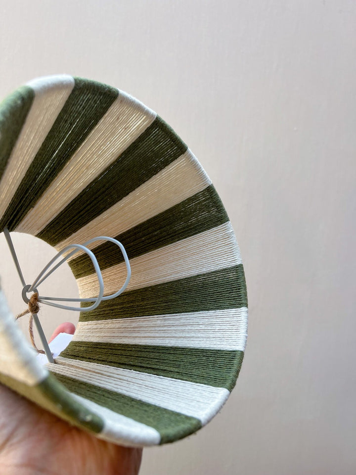 Olive Recycled Cotton Lampshade