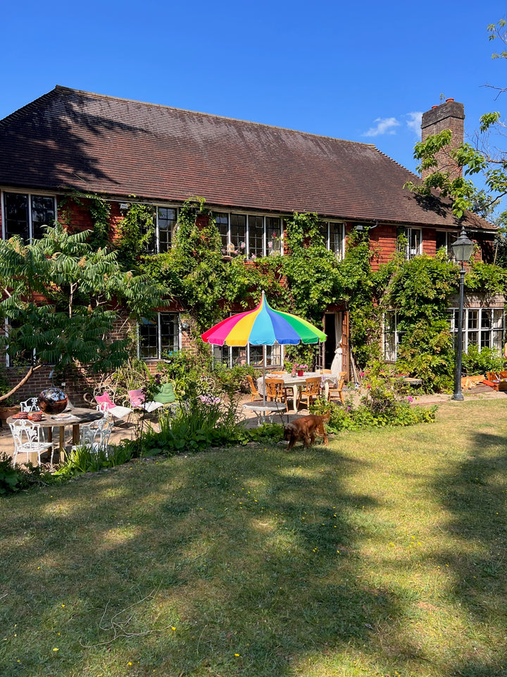 Pagoda Garden Parasol - Rainbow