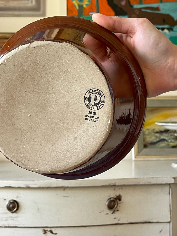 Pearsons of Chesterfield Brown Mixing Bowl