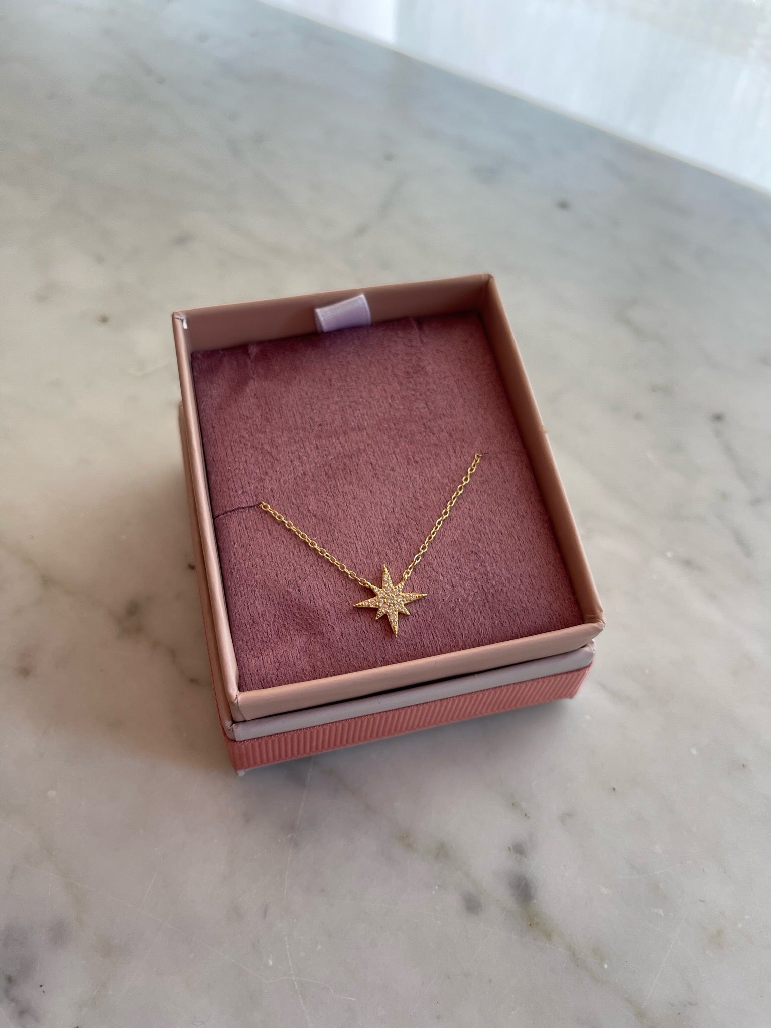 Penny Levi Gold Starburst Necklace