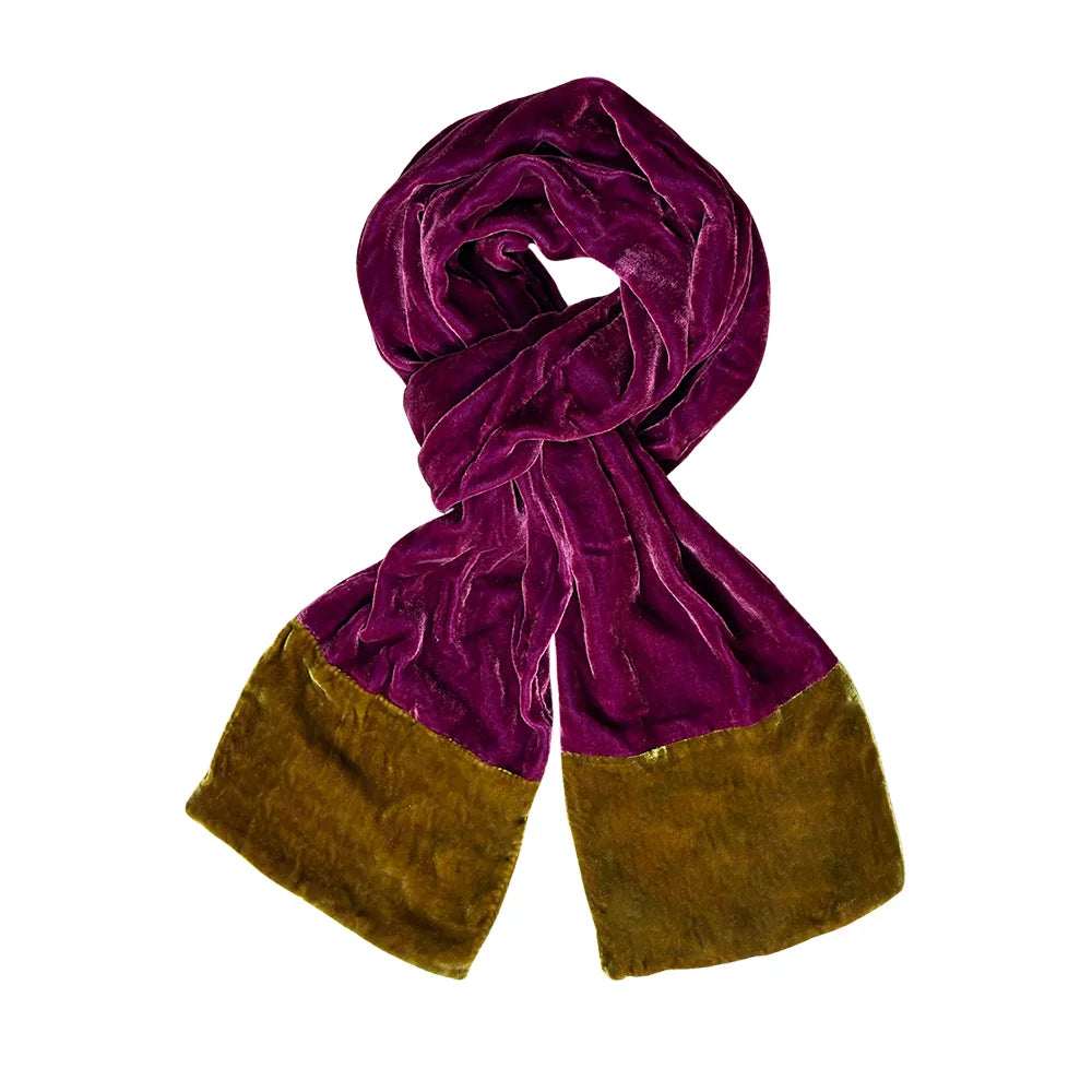 Velvet Two Tone Scarf