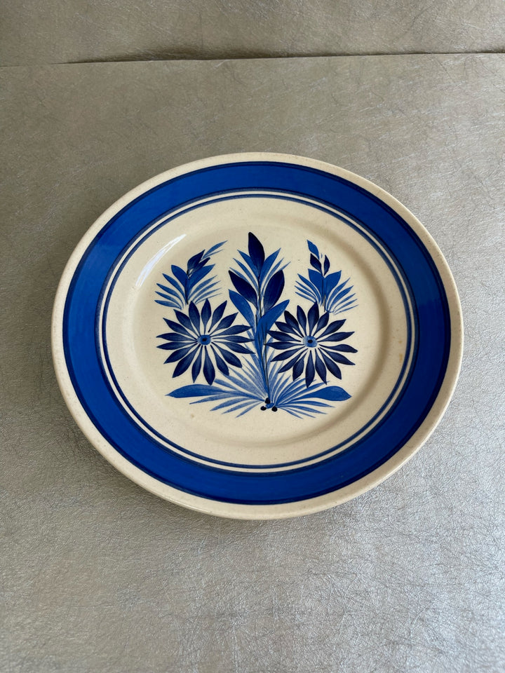 Quimper Large Cup &amp; Saucer with Plate Set