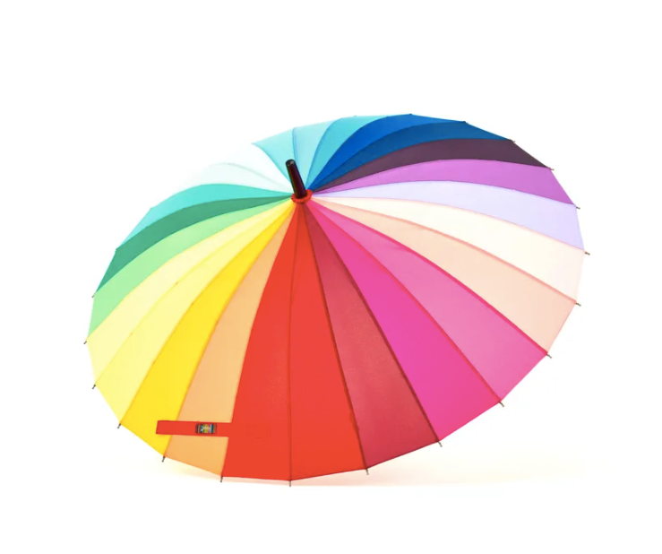 Rainbow Umbrella Two Sizes