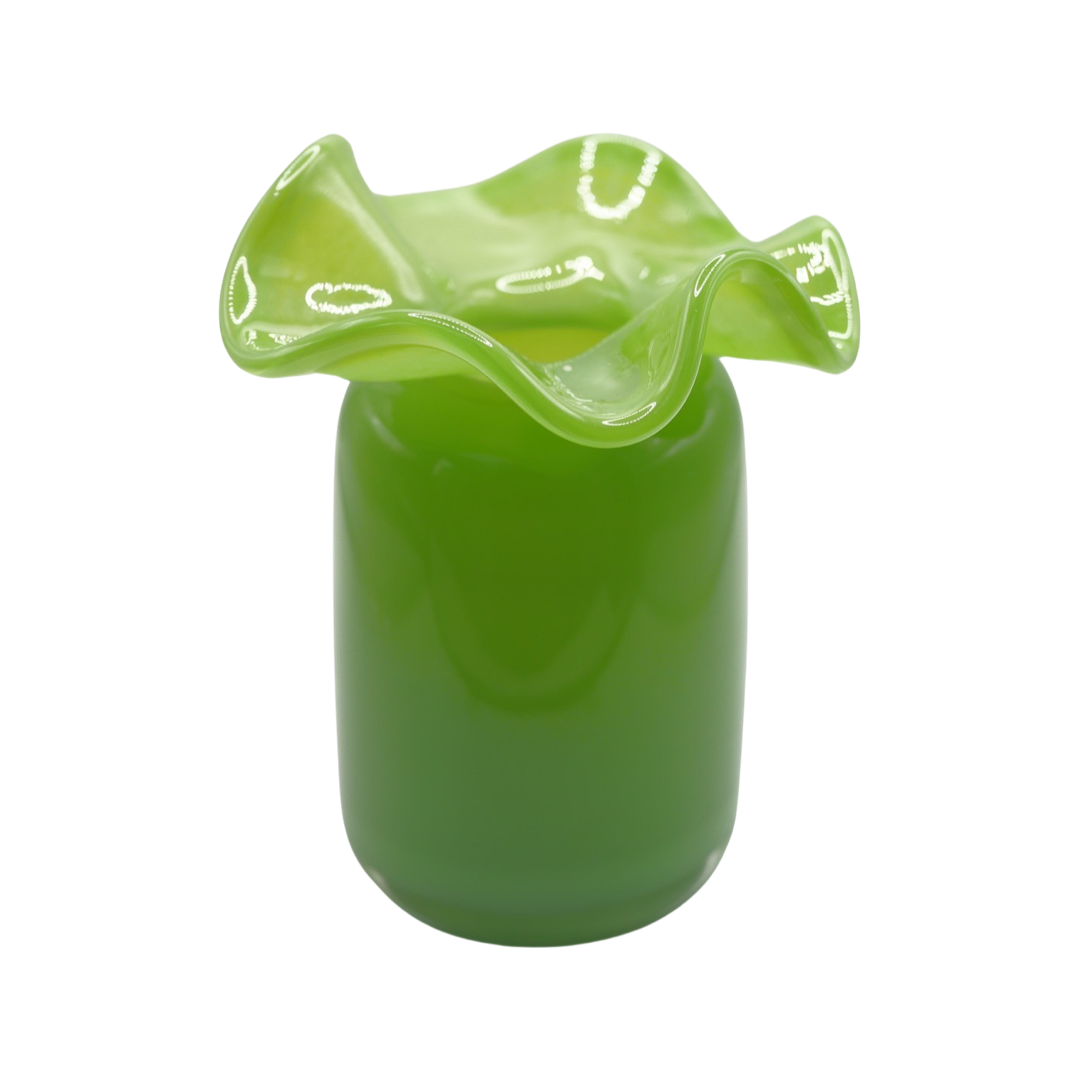 Ruffle Bud Vases - Green