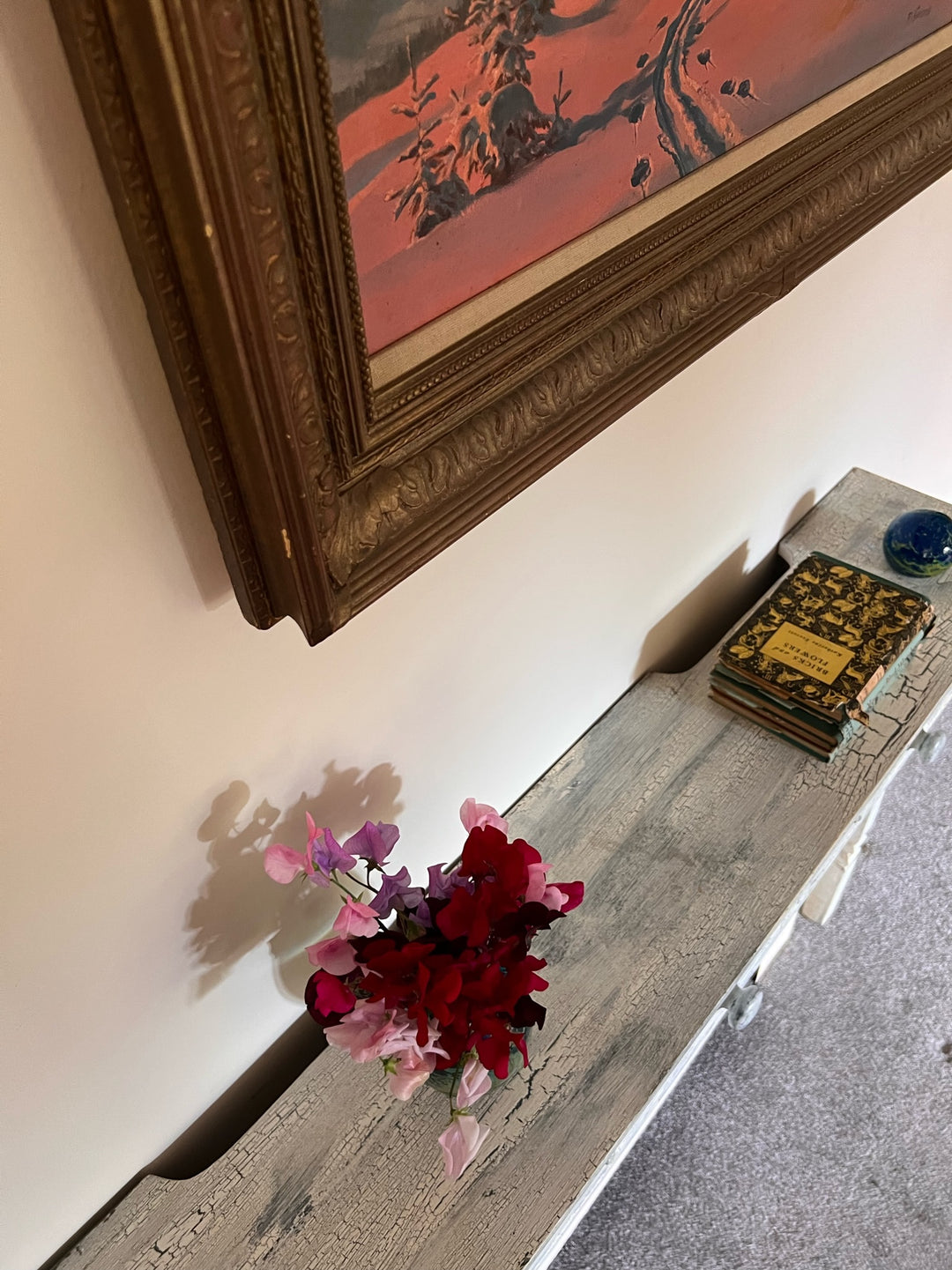 Rustic Console Table Radiator Cover