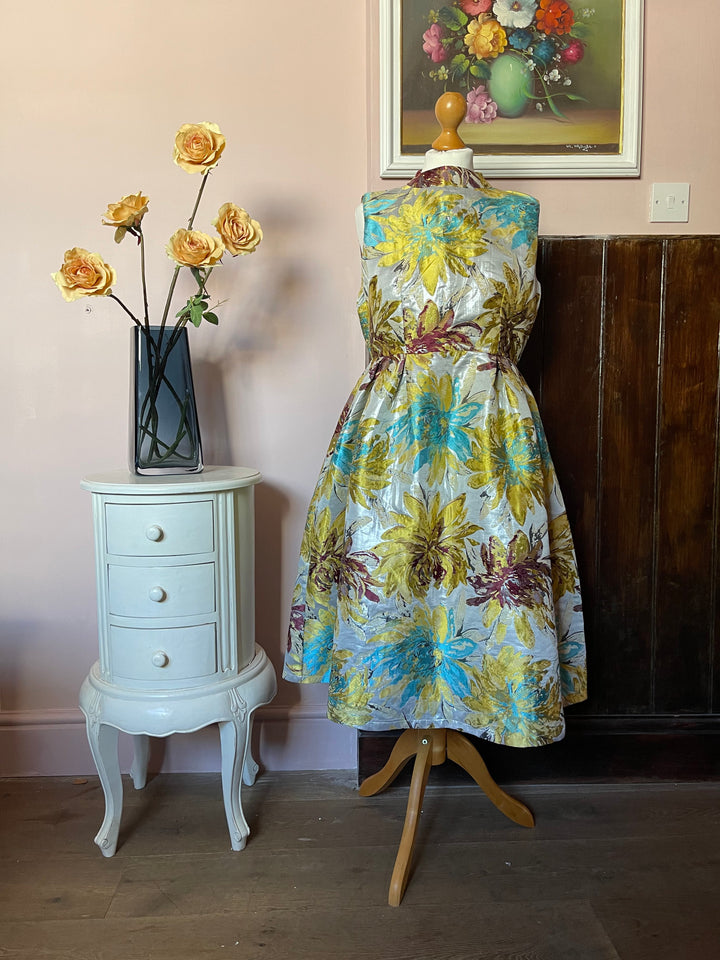 Shiny Floral Dress