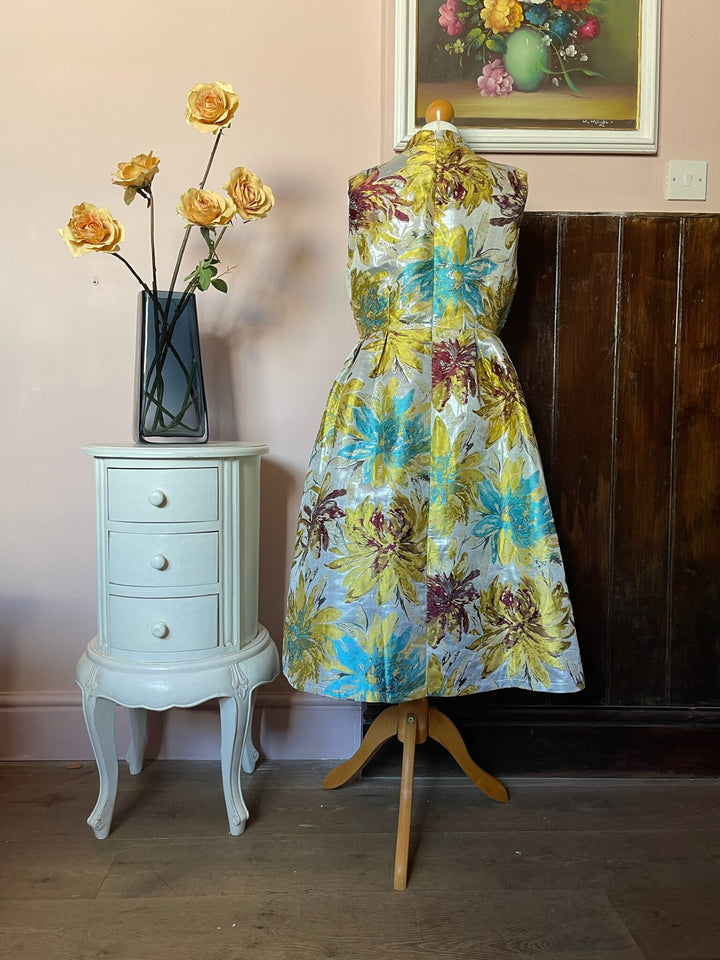 Shiny Floral Dress