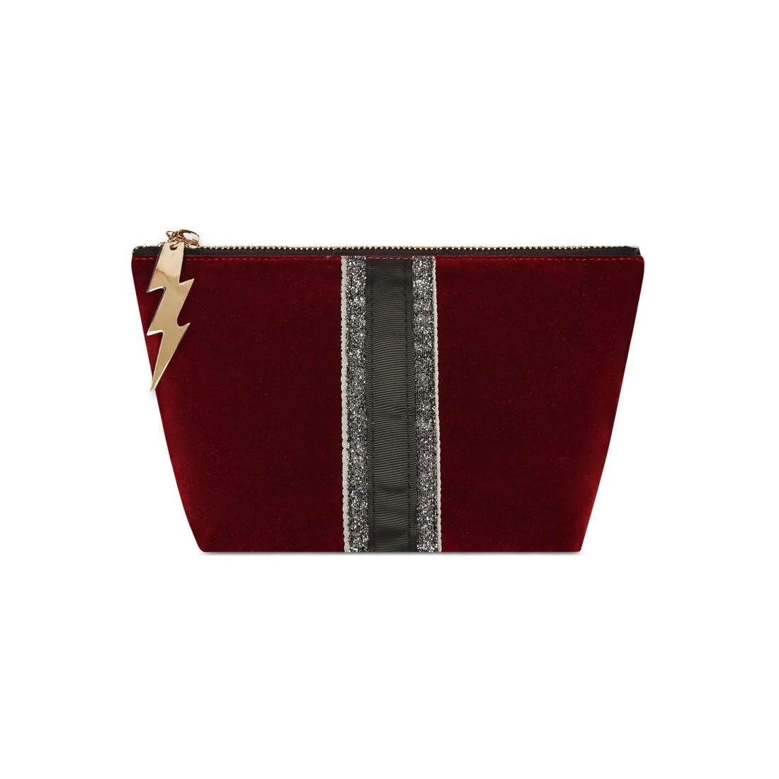 Burgundy Velvet Wash Bag