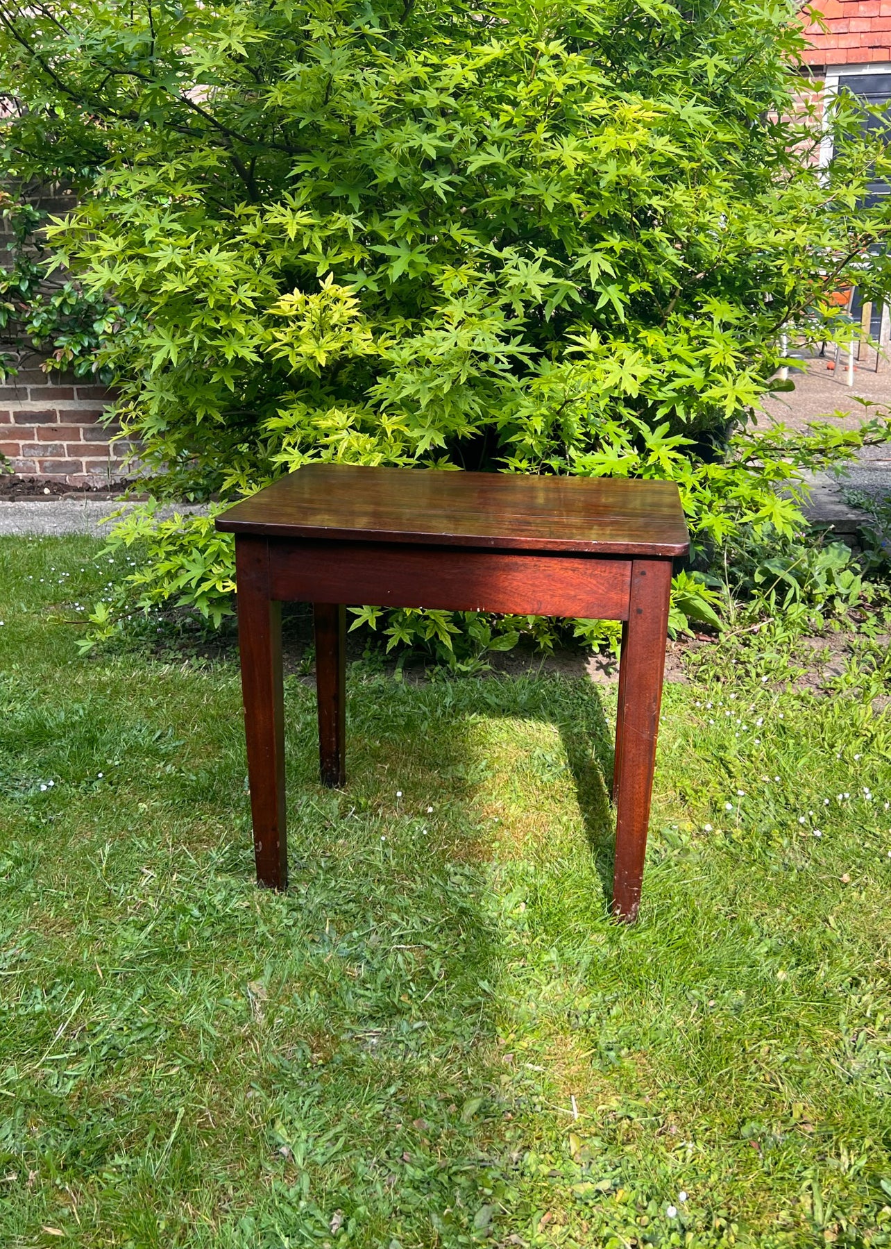 Small Dark Wood Side Table