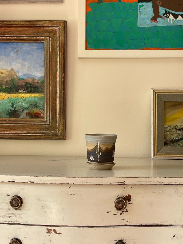 Small Western Painted Pot