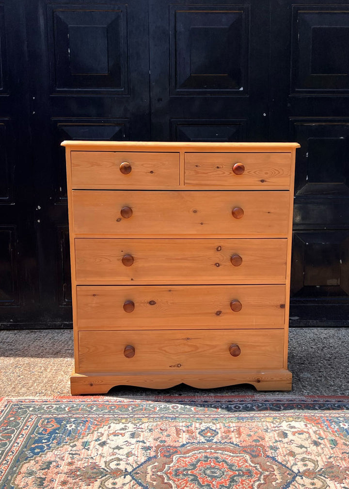 Solid Pine Chest of Drawers