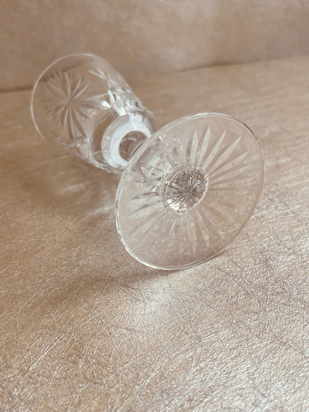 Star of Edinburgh Crystal Liqueur Glasses