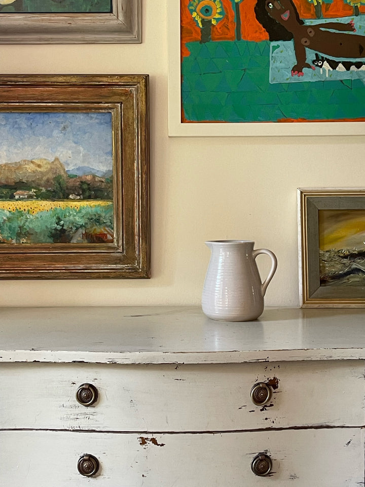 Stoneware Grey Ripple Jug