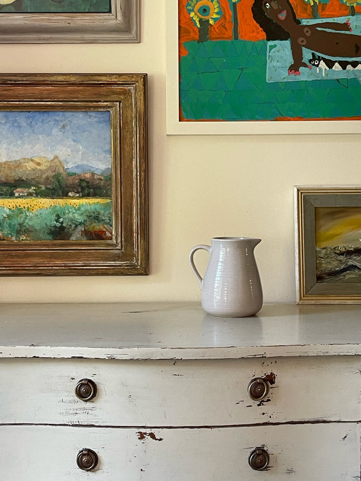 Stoneware Grey Ripple Jug