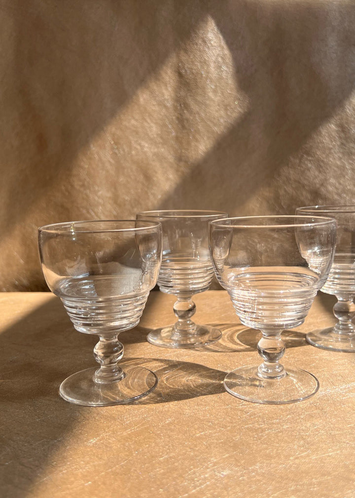 Stratford Stuart Crystal Small Wine Glasses Set of Four