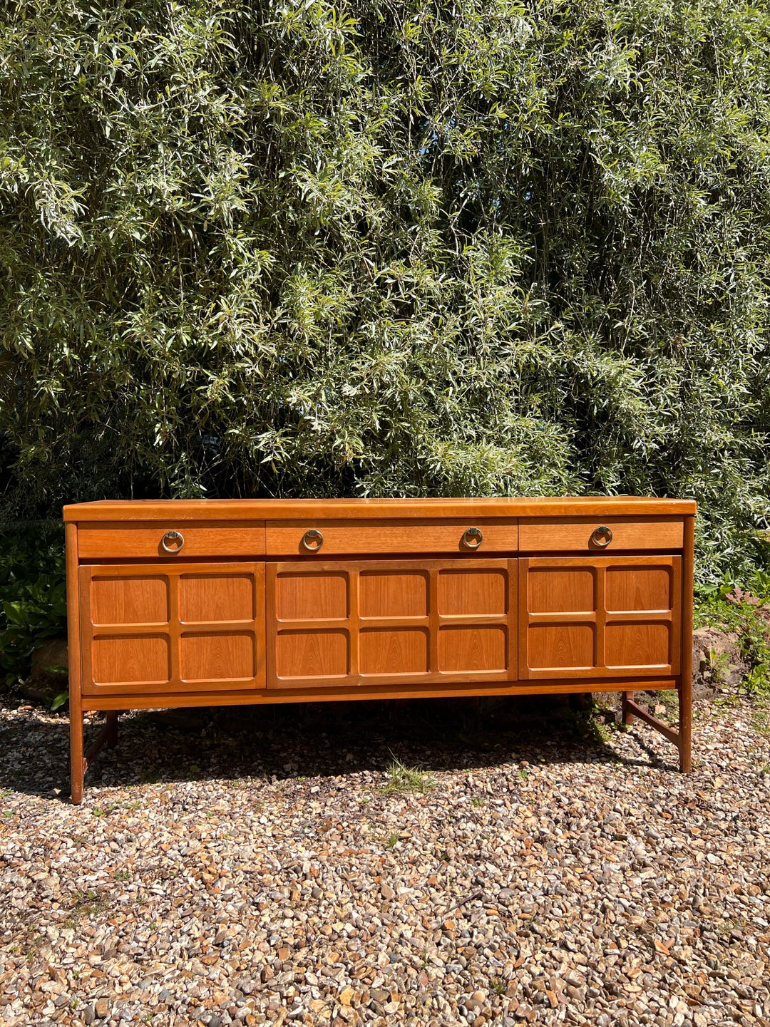 Teak "Squares" Sideboard by Nathan Furniture