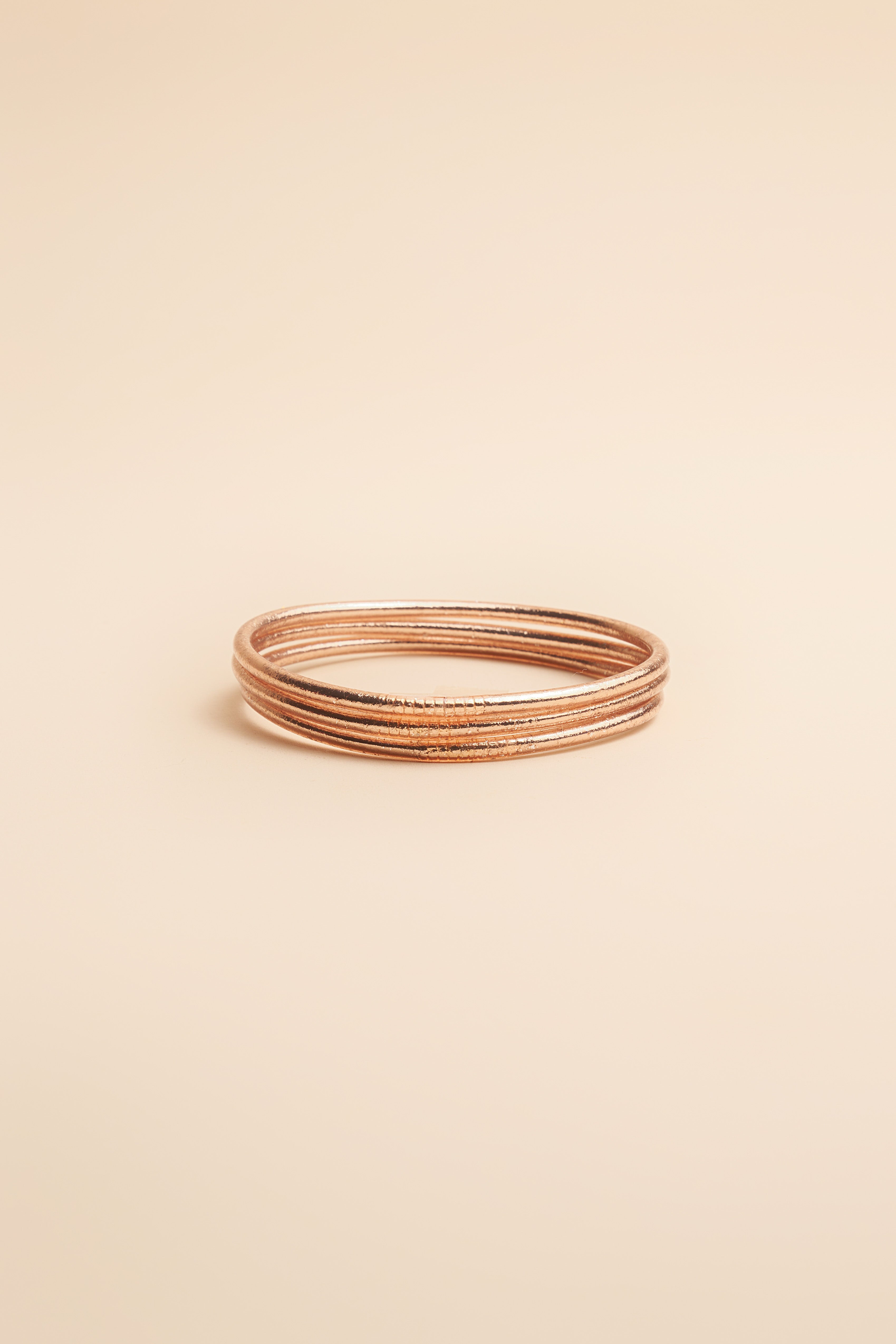 Kumali Champagne Bangles - Thin