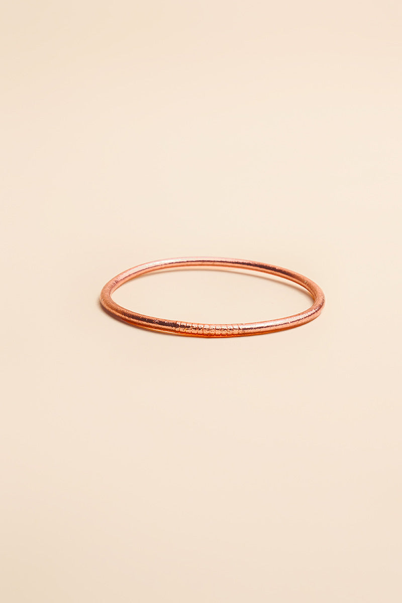 Kumali Copper Bangles - Thin