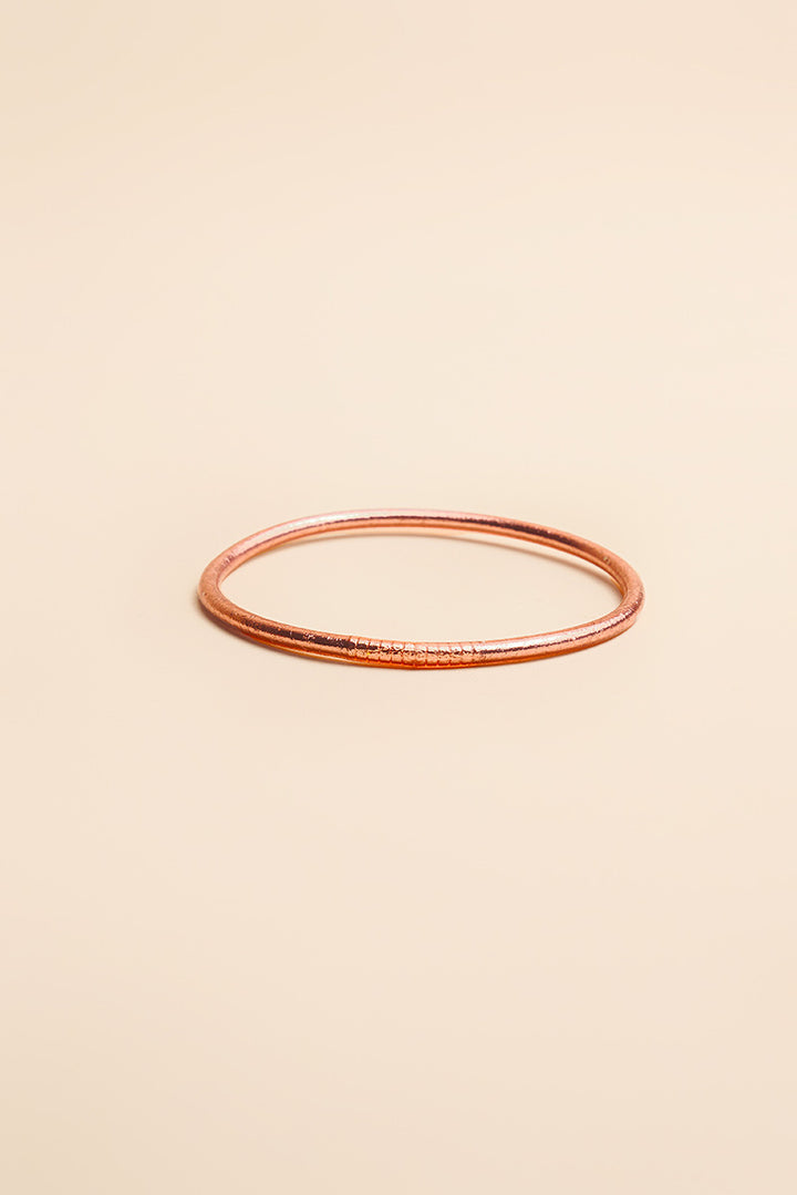 Kumali Copper Bangles - Thin