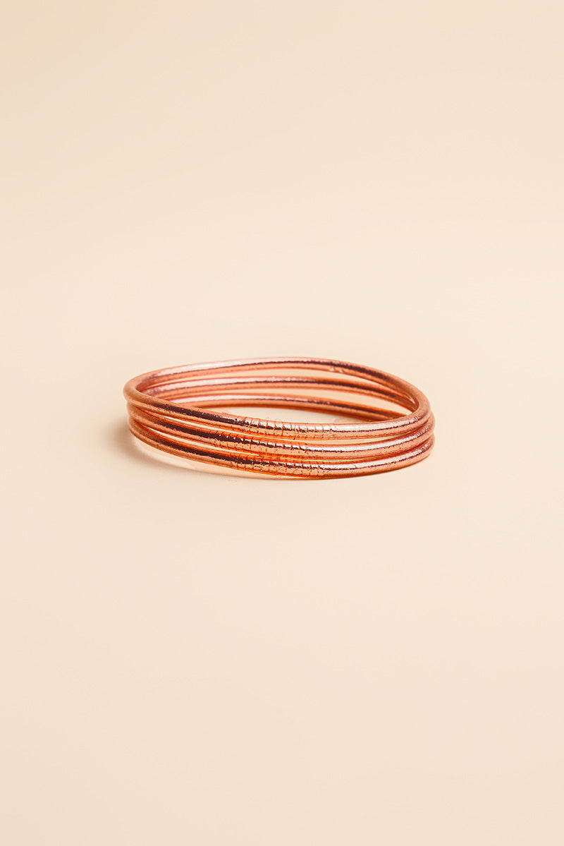 Kumali Copper Bangles - Thin