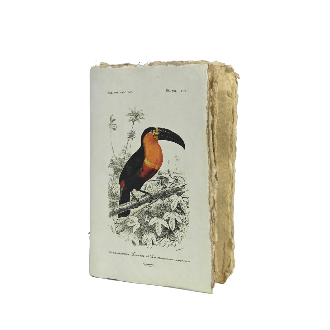 Vintage Birds A5 Parchment Paper Notebook