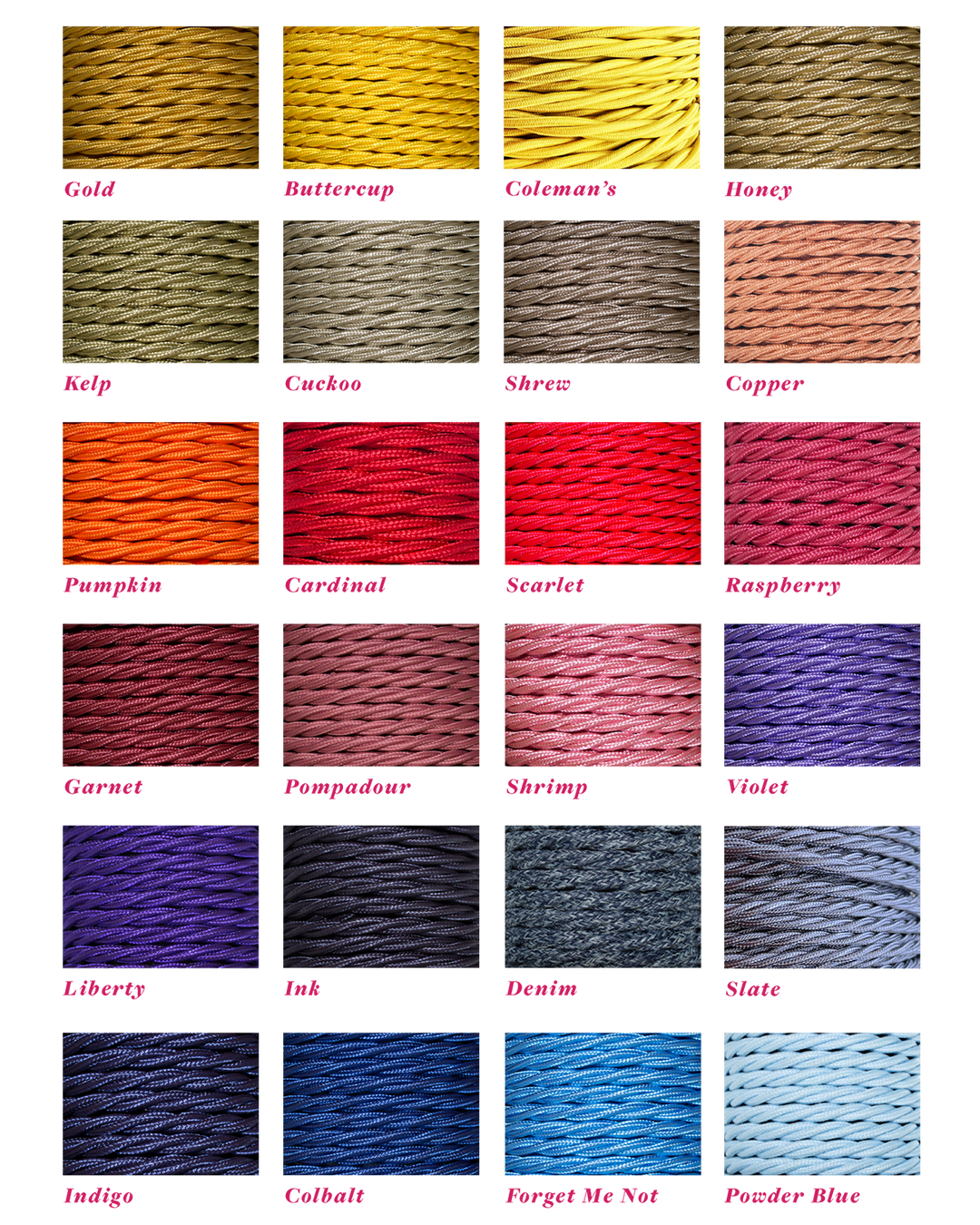 Lighting Cable - Twisted 3 Core 0.75sqmm