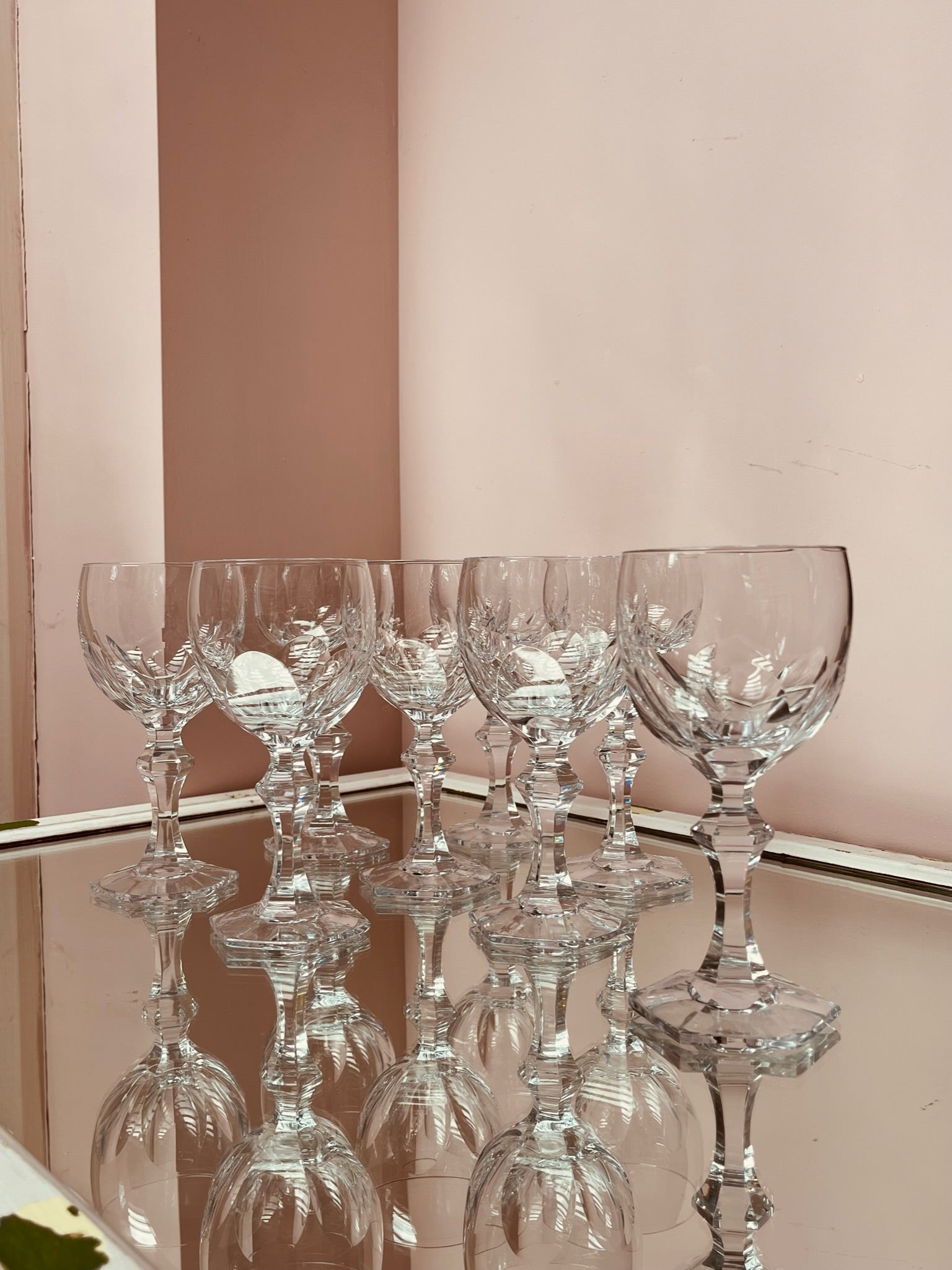 Villeroy & Boch Vintage Crystal Goblets Set of Six