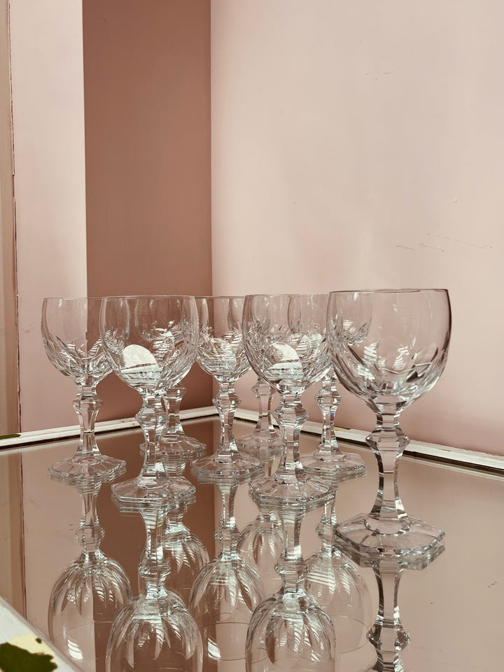 Villeroy &amp; Boch Vintage Crystal Goblets Set of Six