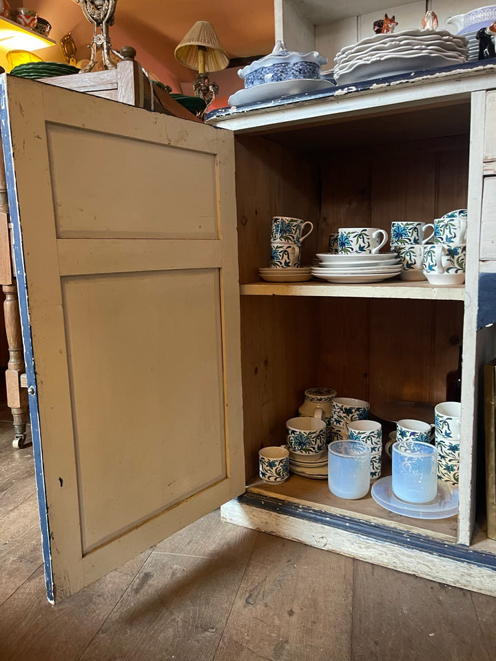 Vintage Blue &amp; White French Dresser