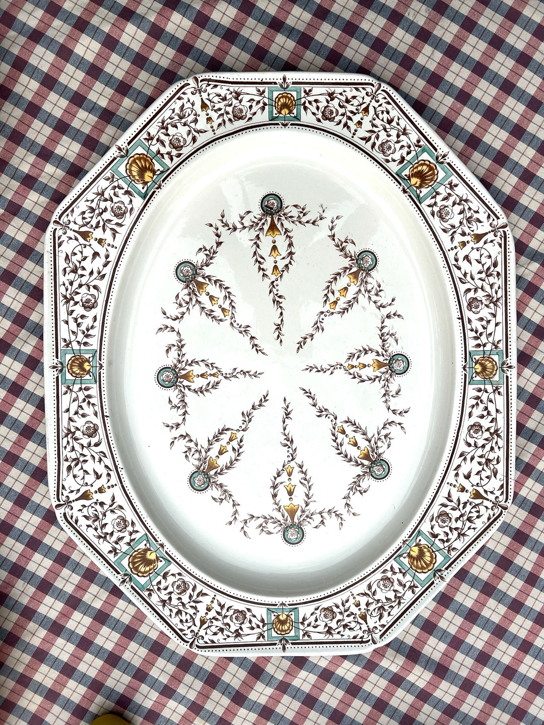 Vintage Cauldon Transfer Platter