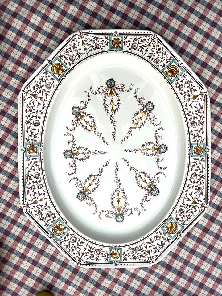 Vintage Cauldon Transfer Platter