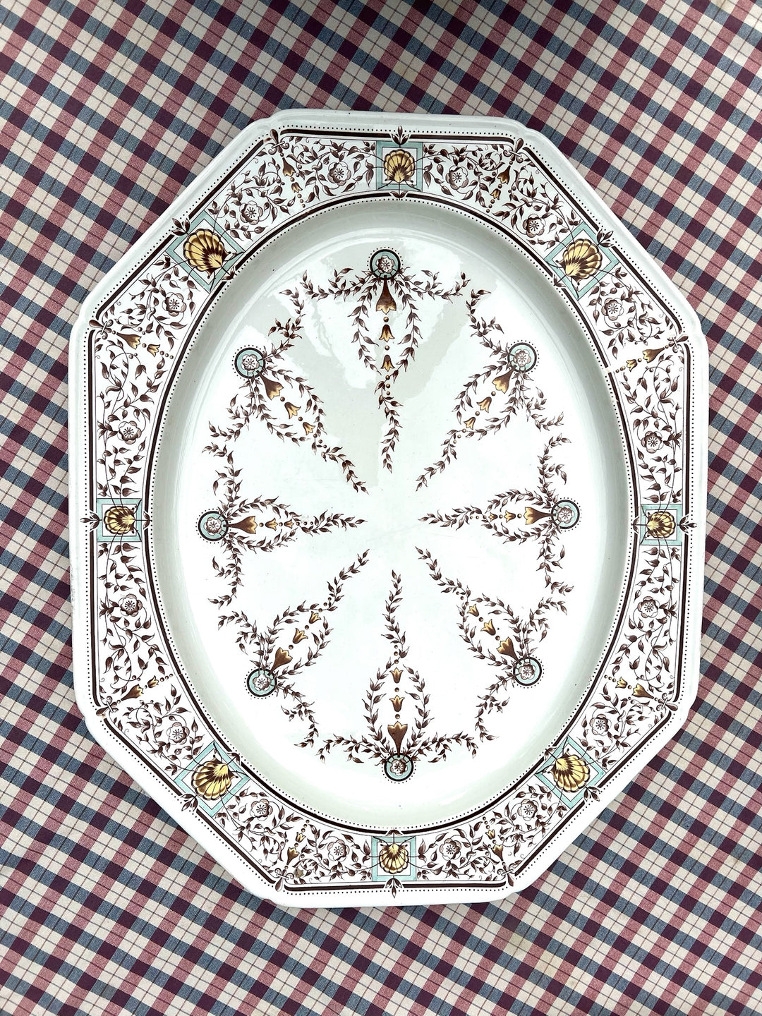 Vintage Cauldon Transfer Platter