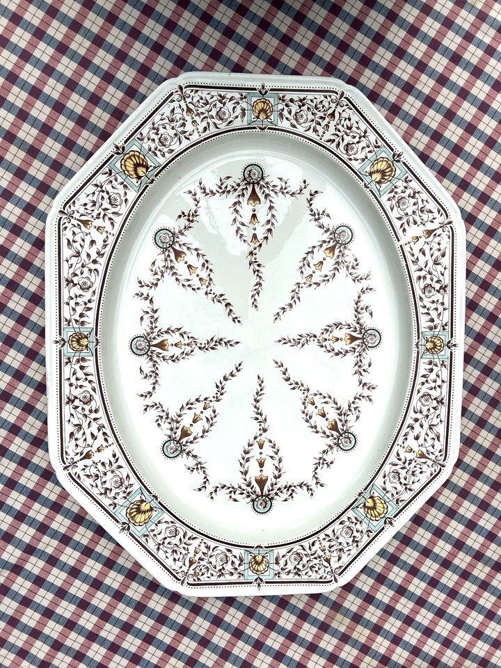 Vintage Cauldon Transfer Platter
