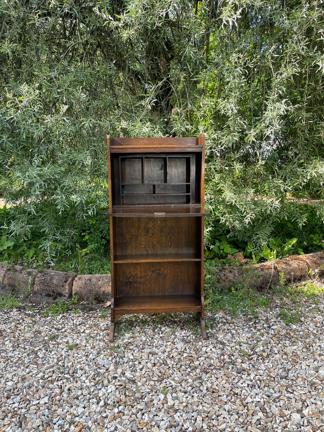 Vintage Slim Bureau Bookcase