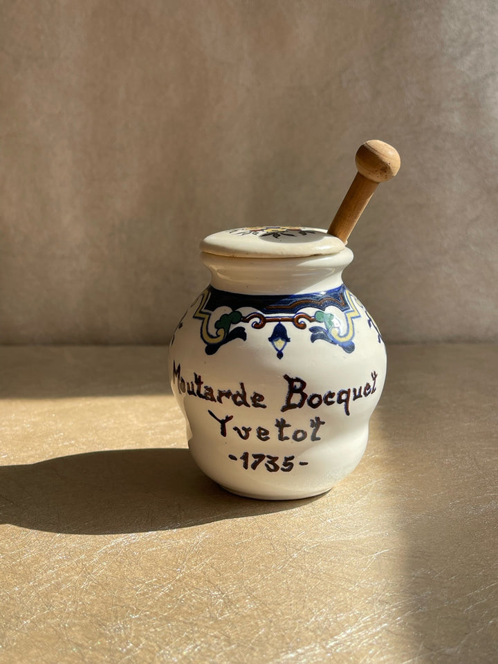 Moutarde Boequet Yvetot 1735 Mustdard Pot