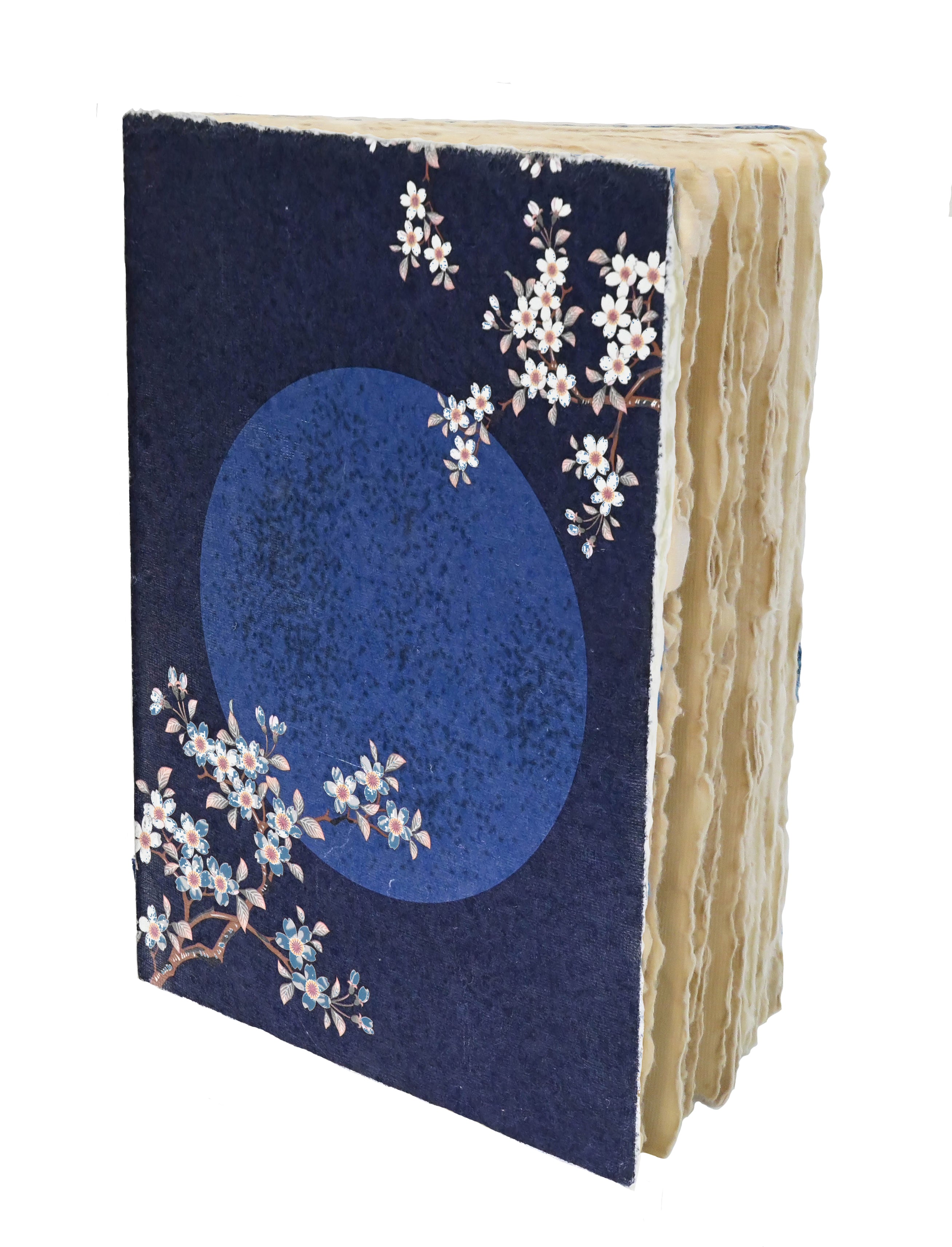 Blue Japanese Theme Parchment Paper Notebook