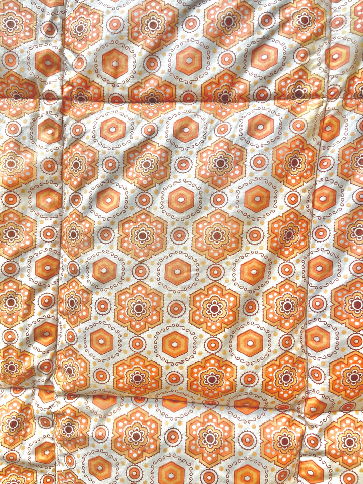 1970s Geometric Print Eiderdown
