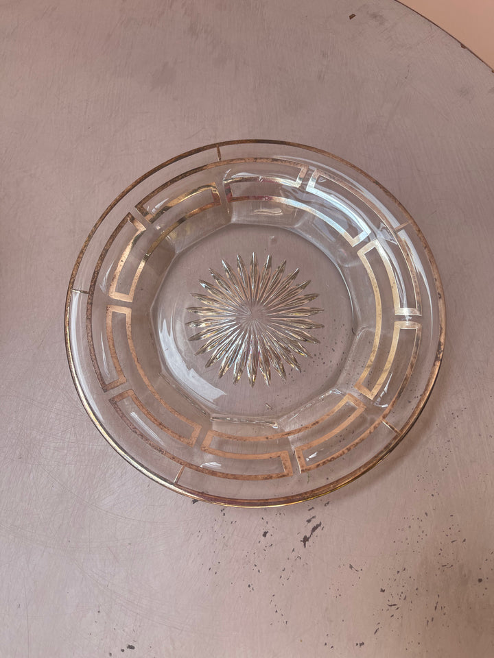 Silver Overlay Dessert Plates Set of Six