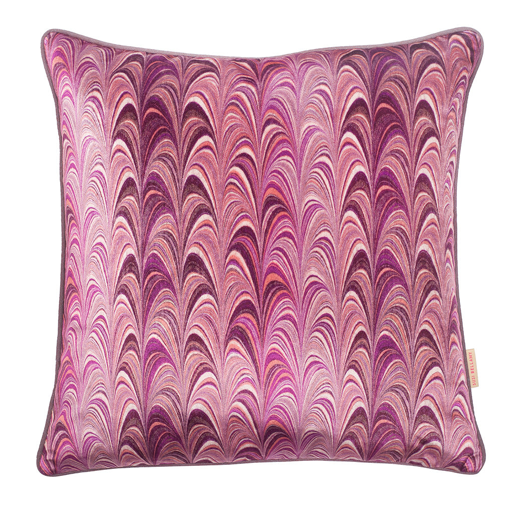 Orchid Fine comb Square Cushion