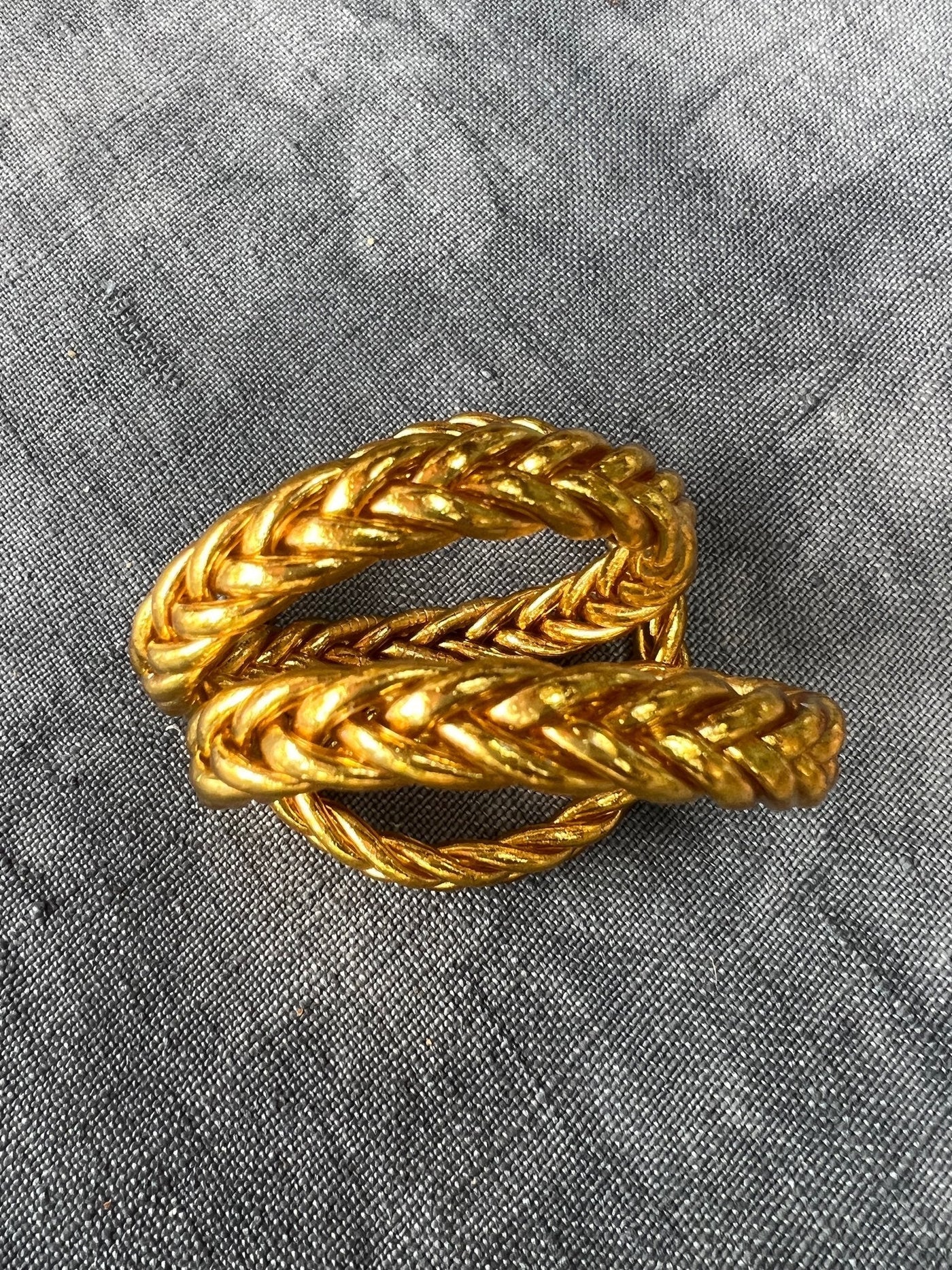 "BRAIDED BRACELET" Gold Leaf - Pippa Gold 