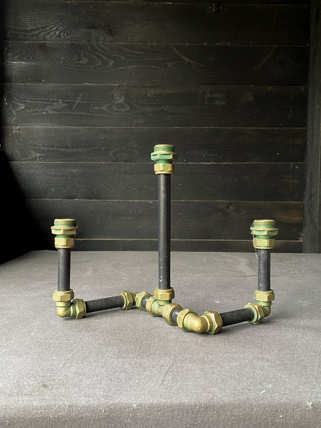 Pipework Candlesticks by Nick Fraser