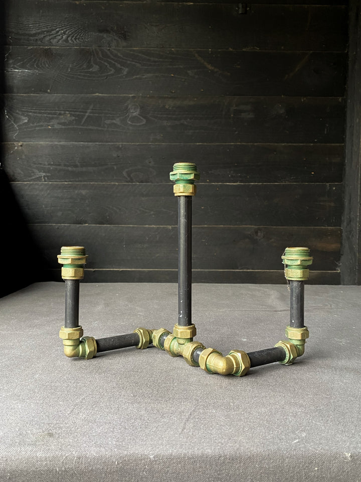 Pipework Candlesticks by Nick Fraser