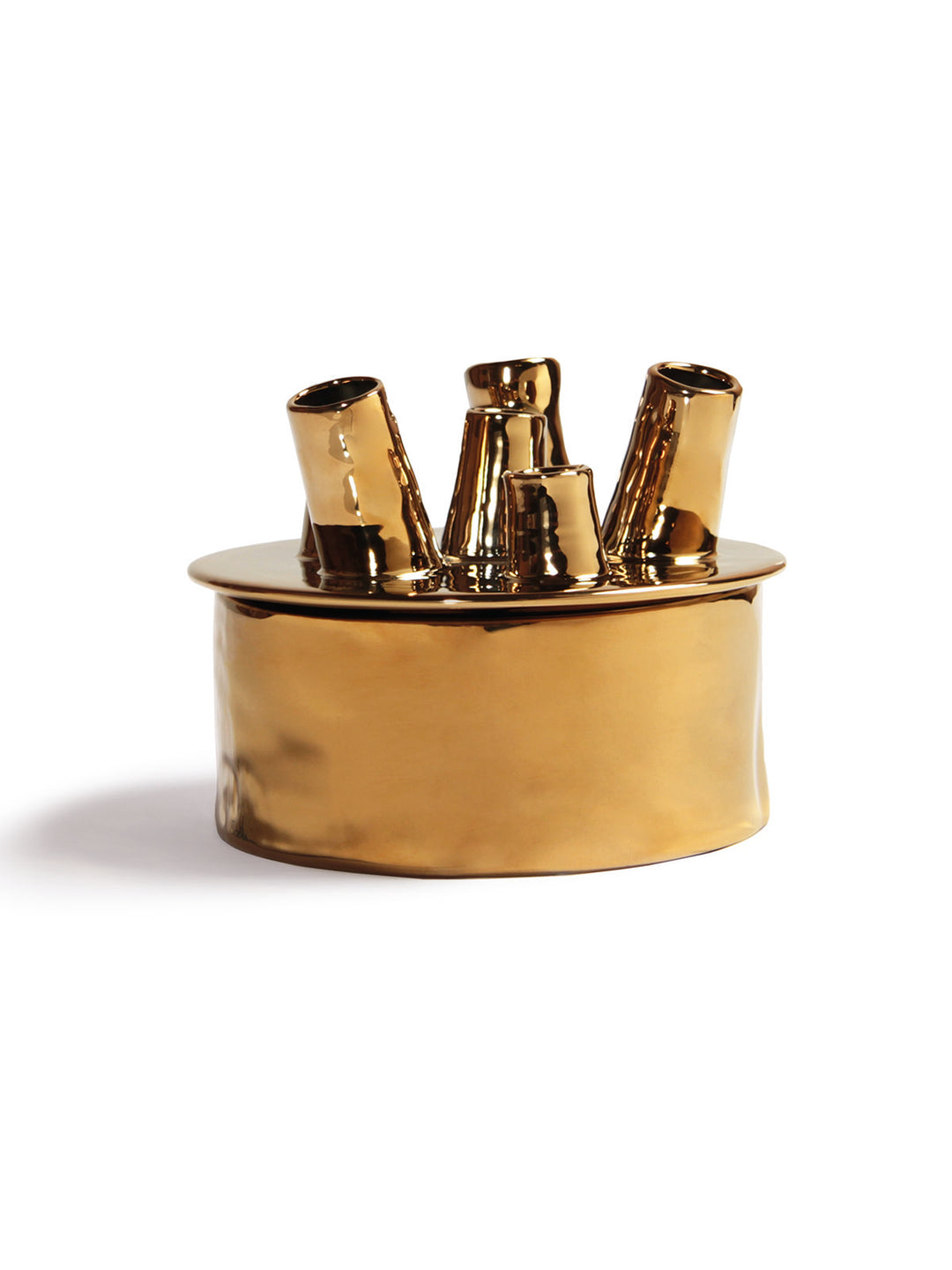 Small Golden Spout Vase