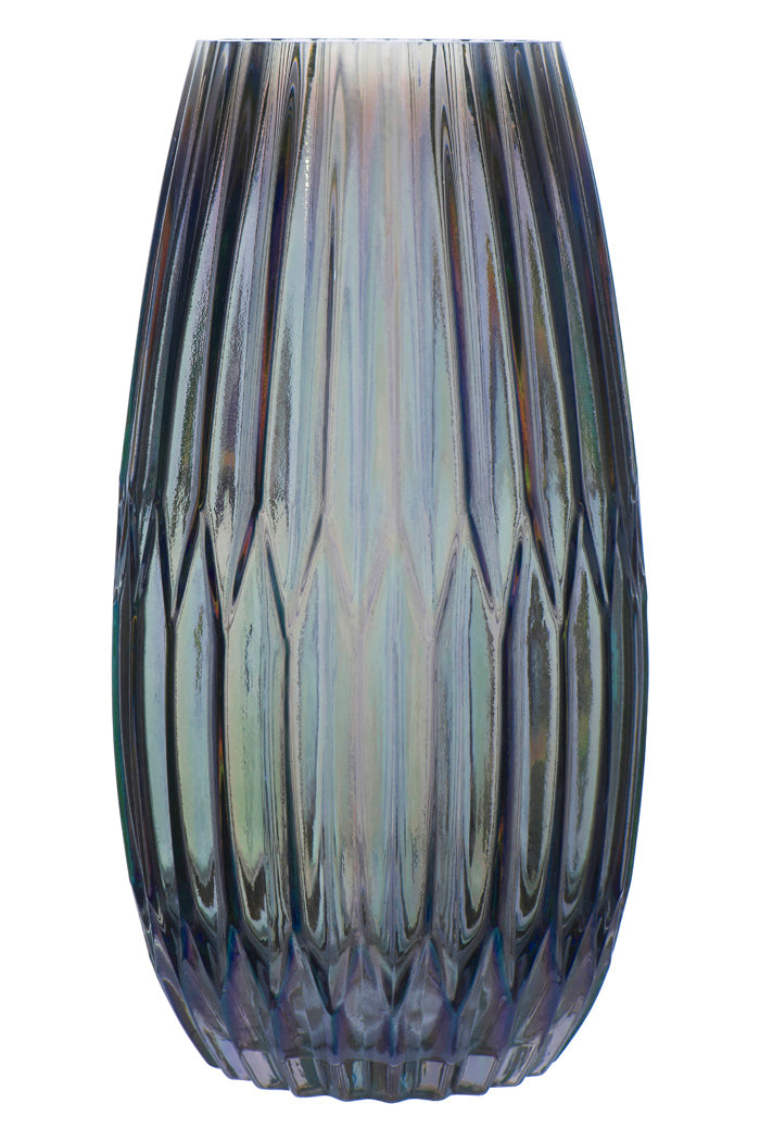 Petrol Slick Geometric Vase