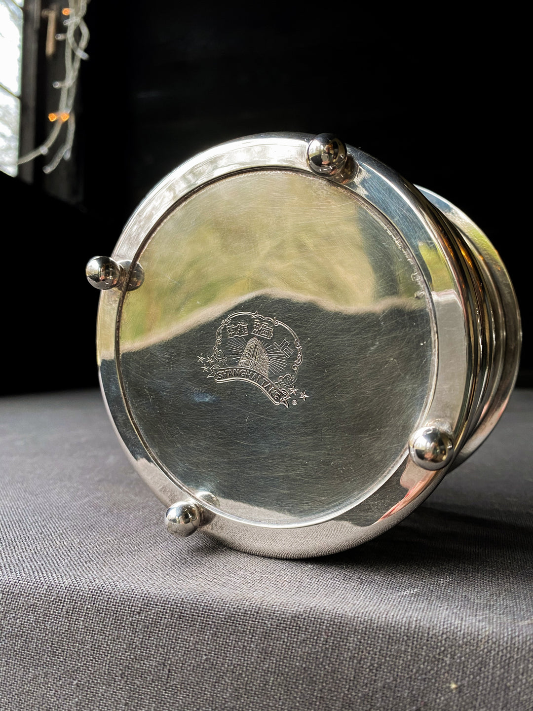 Shanghai Tang Silver Plated Wine Holder