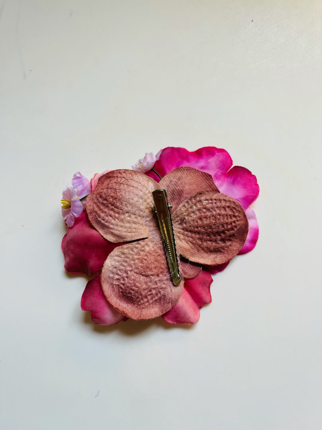 Faux Flower Hair Clips